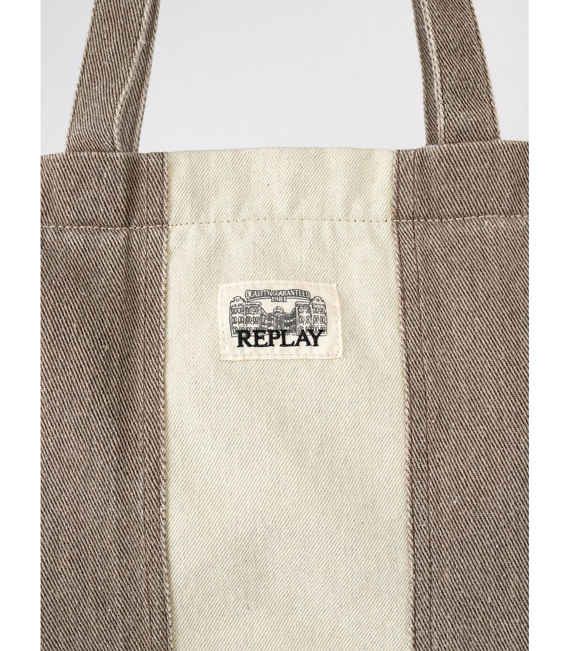 ストライプショッパーバッグ 詳細画像 ベージュ 7